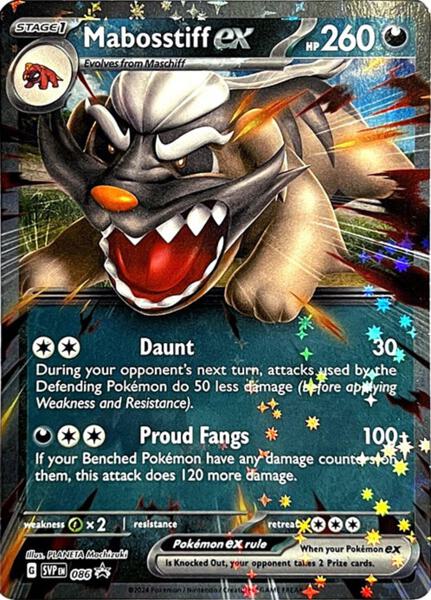 Mabosstiff ex - 086 - SV Scarlet and Violet Promo Cards - Holofoil - Near Mint (NM)