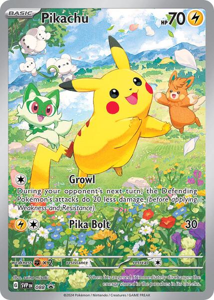Pikachu - 088 - SV Scarlet and Violet Promo Cards - Holofoil - Near Mint (NM)