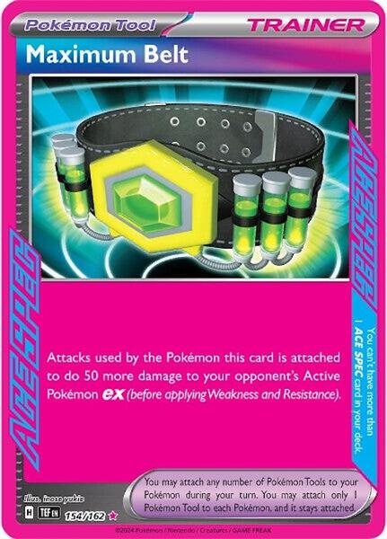 Maximum Belt - SV05 Temporal Forces - Holofoil - Near Mint (NM)