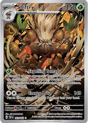 Shiftry - 163/162 - SV05 Temporal Forces - Holofoil - Near Mint (NM)