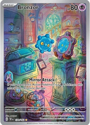 Bronzor - 170/162 - SV05 Temporal Forces - Holofoil - Near Mint (NM)