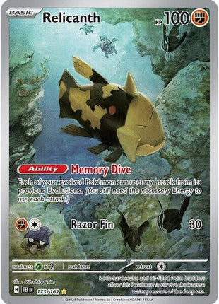 Relicanth - 173/162 - SV05 Temporal Forces - Holofoil - Near Mint (NM)