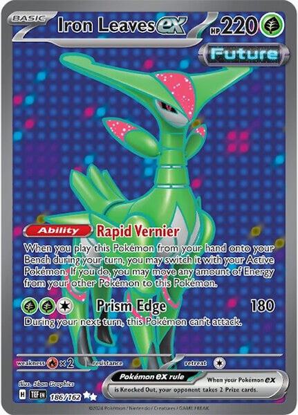 Iron Leaves ex - 186/162 - SV05 Temporal Forces - Holofoil - Near Mint (NM)