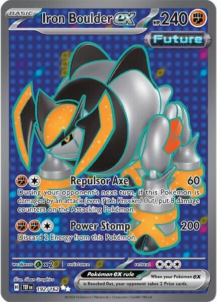 Iron Boulder ex - 192/162 - SV05 Temporal Forces - Holofoil - Near Mint (NM)