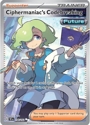 Ciphermaniac's Codebreaking - 198/162 - SV05 Temporal Forces - Holofoil - Near Mint (NM)