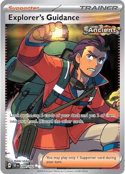 Explorer's Guidance - 200/162 - SV05 Temporal Forces - Holofoil - Near Mint (NM)