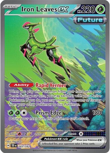 Iron Leaves ex - 203/162 - SV05 Temporal Forces - Holofoil - Near Mint (NM)