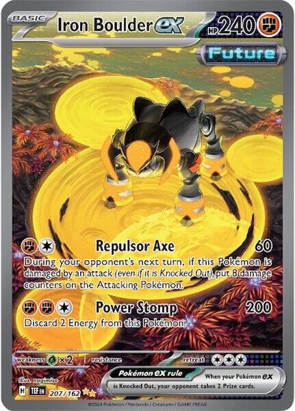 Iron Boulder ex - 207/162 - SV05 Temporal Forces - Holofoil - Near Mint (NM)