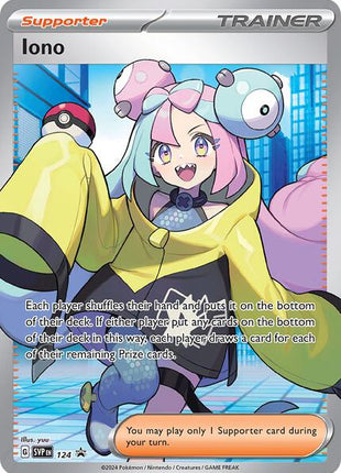 Iono - 124 - SV Scarlet and Violet Promo Cards - Holofoil - Near Mint (NM)