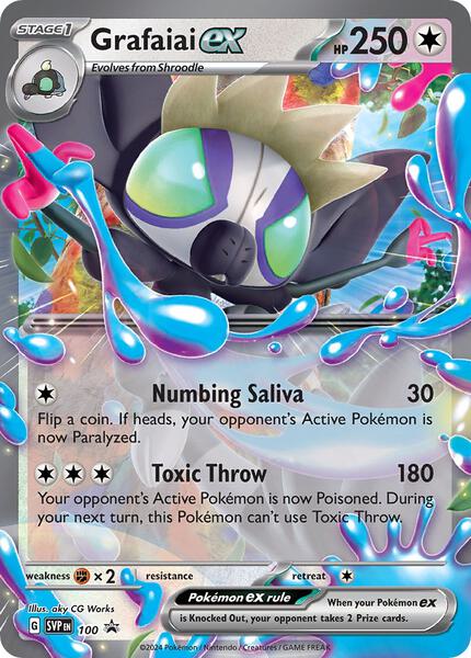 Grafaiai ex - 100 - SV Scarlet and Violet Promo Cards - Holofoil - Near Mint (NM)