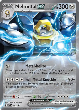 Melmetal ex - 104 - SV Scarlet and Violet Promo Cards - Holofoil - Near Mint (NM)