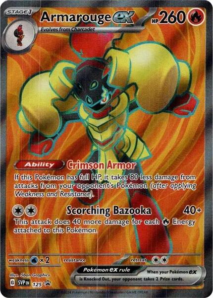 Armarouge ex - 125 - SV Scarlet and Violet Promo Cards - Holofoil - Near Mint (NM)