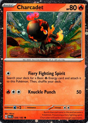 Charcadet - 026/182 (Cosmos Foil) - Miscellaneous Cards and Products - Holofoil - Near Mint (NM)
