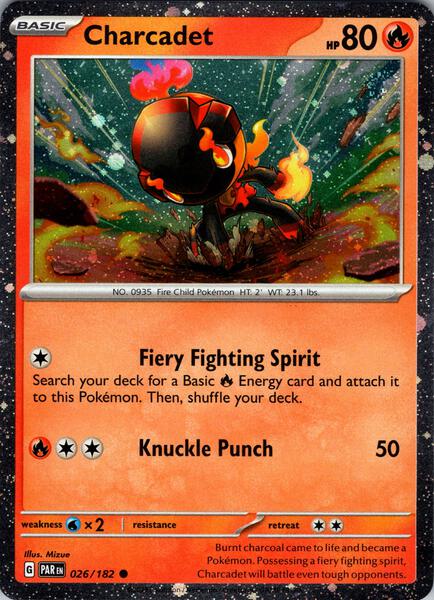 Charcadet - 026/182 (Cosmos Foil) - Miscellaneous Cards and Products - Holofoil - Near Mint (NM)