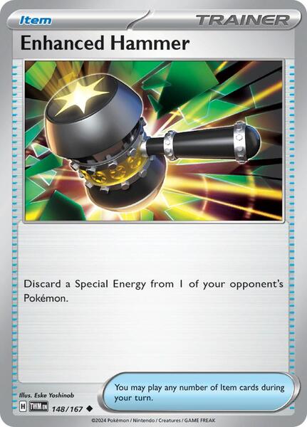 Enhanced Hammer - 148/167 - SV06 Twilight Masquerade - Reverse Holofoil - Near Mint (NM)