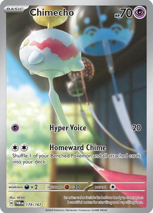 Chimecho - 179/167 - SV06 Twilight Masquerade - Holofoil - Near Mint (NM)