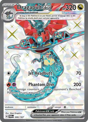 Dragapult ex - 200/167 - SV06 Twilight Masquerade - Holofoil - Near Mint (NM)