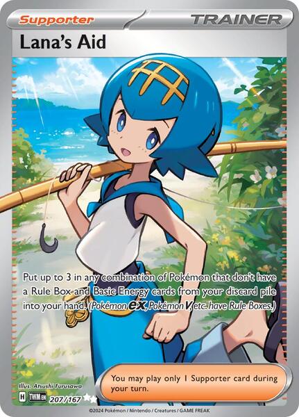 Lana's Aid - 207/167 - SV06 Twilight Masquerade - Holofoil - Near Mint (NM)