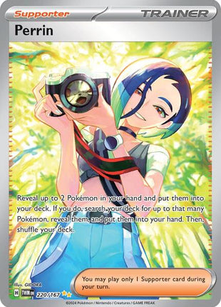 Perrin - 220/167 - SV06 Twilight Masquerade - Holofoil - Near Mint (NM)