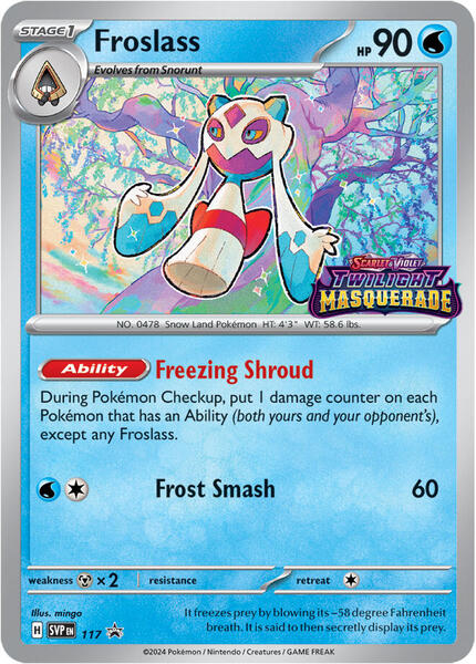 Froslass - 117 - SV Scarlet and Violet Promo Cards - Holofoil - Near Mint (NM)