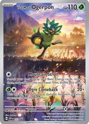 Teal Mask Ogerpon - 123 - SV Scarlet and Violet Promo Cards - Holofoil - Near Mint (NM)