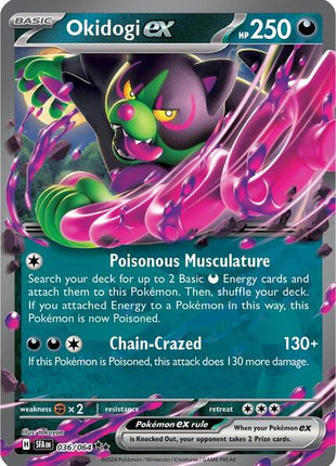 Okidogi ex - 036/064 - SV Shrouded Fable - Holofoil - Near Mint (NM)