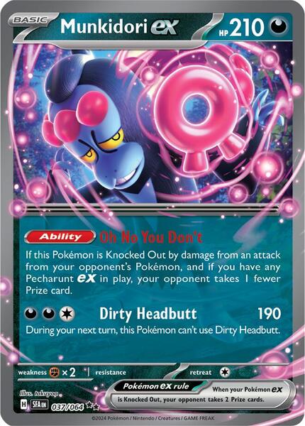 Munkidori ex - 037/064 - SV Shrouded Fable - Holofoil - Near Mint (NM)