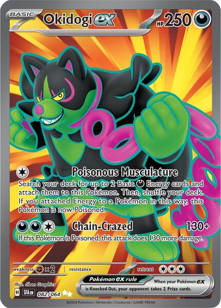 Okidogi ex - 082/064 - SV Shrouded Fable - Holofoil - Near Mint (NM)
