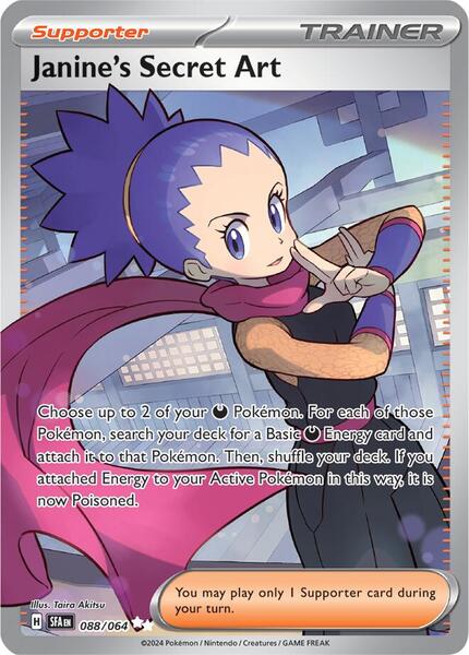 Janine's Secret Art - 088/064 - SV Shrouded Fable - Holofoil - Near Mint (NM)