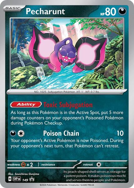 Pecharunt - 149 - SV Scarlet and Violet Promo Cards - Holofoil - Near Mint (NM)