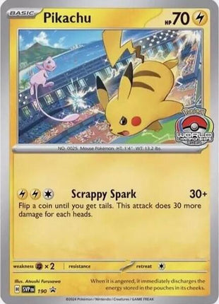 Pikachu - 190 - SV Scarlet and Violet Promo Cards - Near Mint (NM)