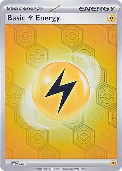 Basic Lightning Energy - SV Shrouded Fable - Reverse Holofoil - Near Mint (NM)
