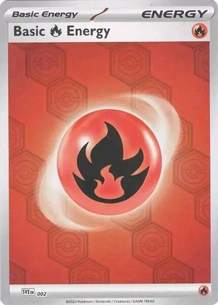 Basic Fire Energy - SV Shrouded Fable - Reverse Holofoil - Near Mint (NM)