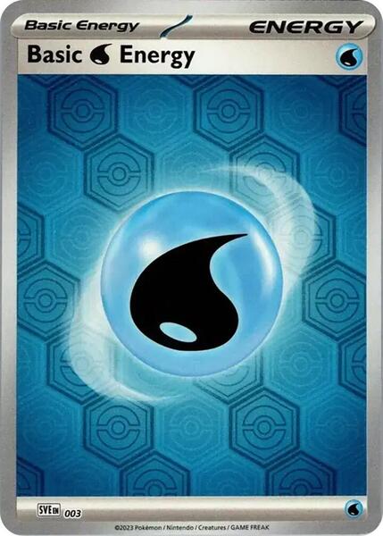 Basic Water Energy - SV Shrouded Fable - Reverse Holofoil - Near Mint (NM)