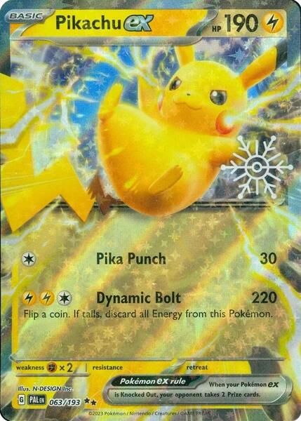 Pikachu ex (Holiday Calendar) - Miscellaneous Cards and Products - Holofoil - Near Mint (NM)
