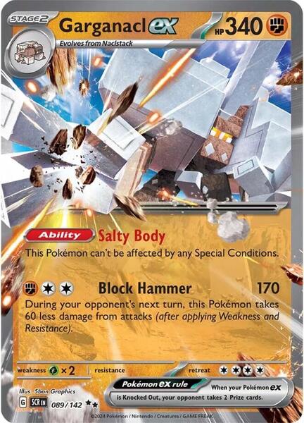 Garganacl ex - SV07 Stellar Crown - Holofoil - Near Mint (NM)
