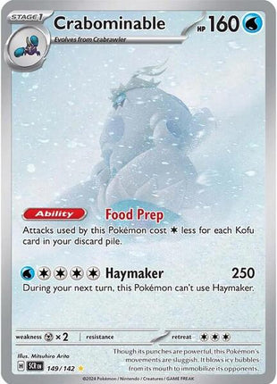Crabominable - 149/142 - SV07 Stellar Crown - Holofoil - Near Mint (NM)