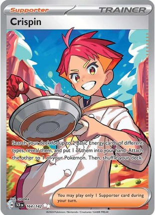 Crispin - 164/142 - SV07 Stellar Crown - Holofoil - Near Mint (NM)