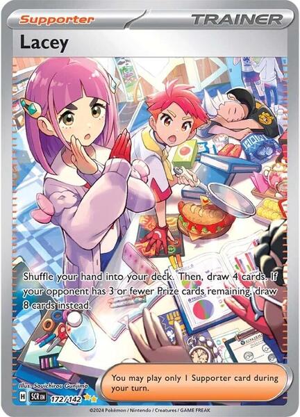 Lacey - 172/142 - SV07 Stellar Crown - Holofoil - Near Mint (NM)