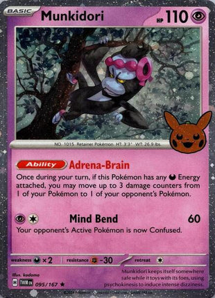 Munkidori (Cosmos Holo) - Trick or Trade BOOster Bundle 2024 - Holofoil - Near Mint (NM)