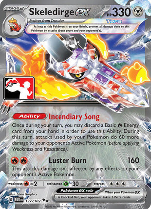 Skeledirge ex - 137 - Prize Pack Series Cards - Holofoil - Near Mint (NM)