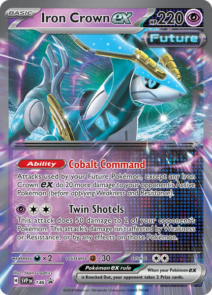 Iron Crown ex - 146 - SV Scarlet and Violet Promo Cards - Holofoil - Near Mint (NM)