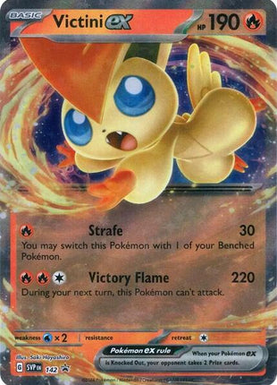 Victini ex - 142 - SV Scarlet and Violet Promo Cards - Holofoil - Near Mint (NM)