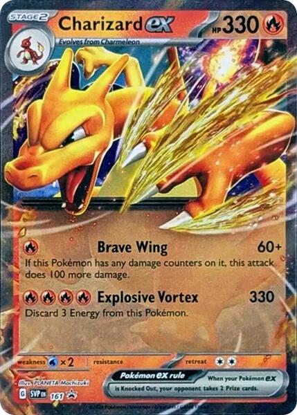 Charizard ex - 161 - SV Scarlet and Violet Promo Cards - Holofoil - Near Mint (NM)