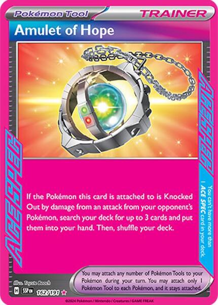 Amulet of Hope - SV08 Surging Sparks - Holofoil - Near Mint (NM)