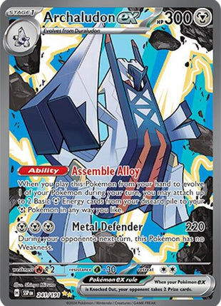 Archaludon ex - 241/191 - SV08 Surging Sparks - Holofoil - Near Mint (NM)