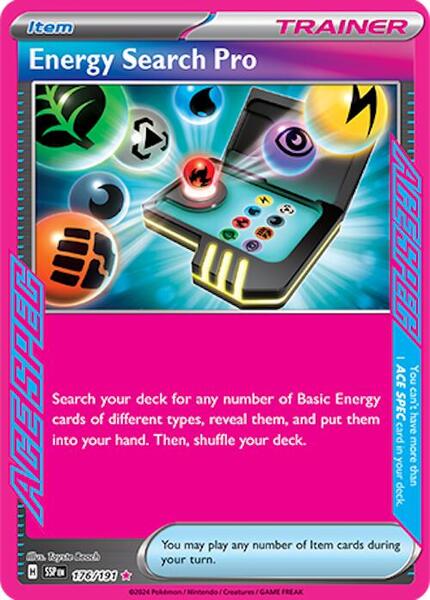 Energy Search Pro - SV08 Surging Sparks - Holofoil - Near Mint (NM)