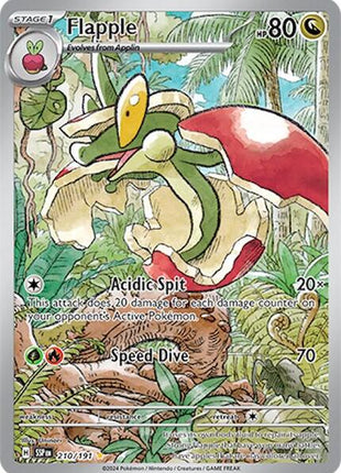 Flapple - 210/191 - SV08 Surging Sparks - Holofoil - Near Mint (NM)