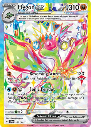 Flygon ex - 222/191 - SV08 Surging Sparks - Holofoil - Near Mint (NM)