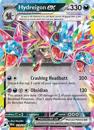 Hydreigon ex - 119/191 - SV08 Surging Sparks - Holofoil - Near Mint (NM)